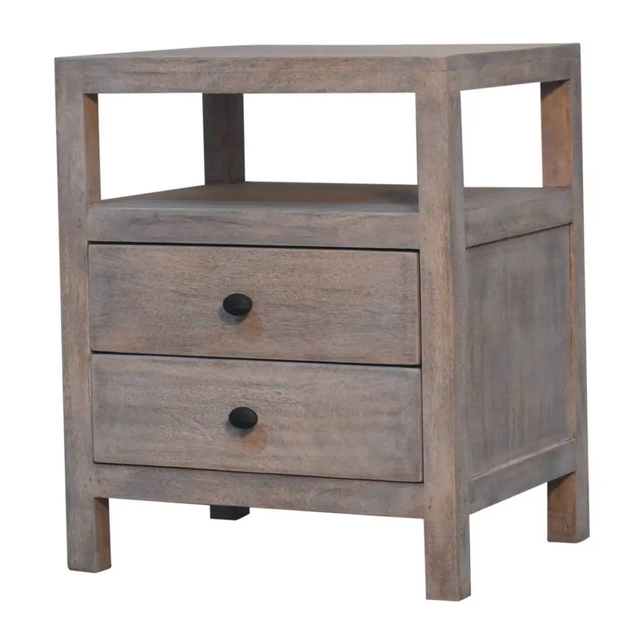 Acid Wash 2-Drawer Open Bedside Table by HouseOfZazla