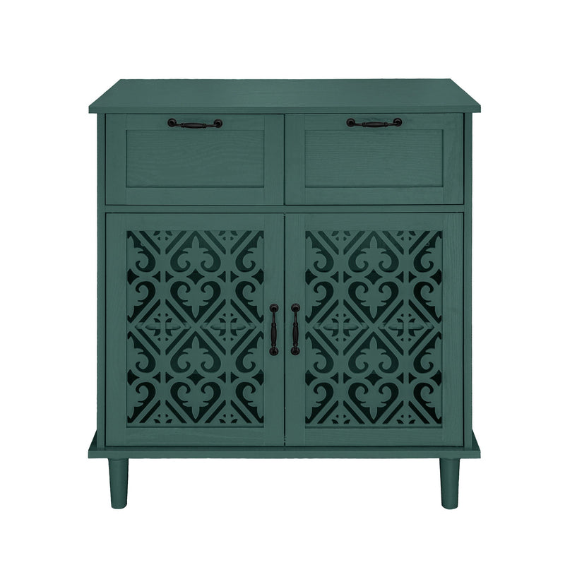 2 Door 2 Drawer Elegant Cabinet by HouseOfZazla