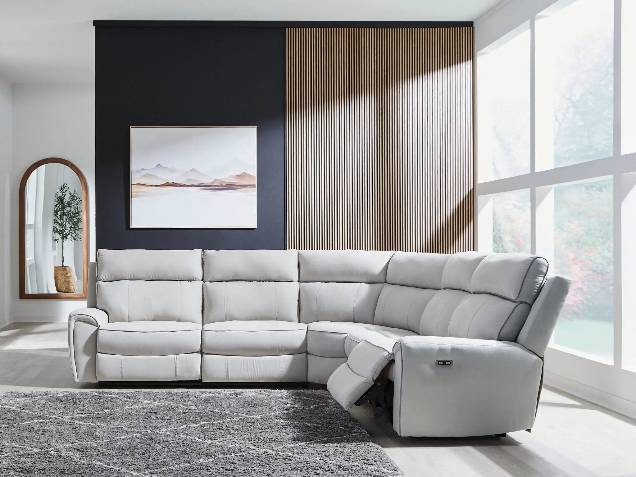 Social Pointe - Reclining Sectional by Unique Piece Furniture
