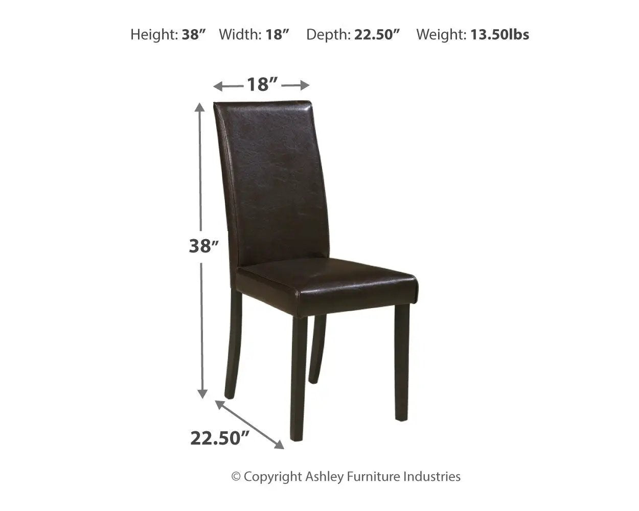 Kimonte - Dining Side Chair by Unique Piece Furniture