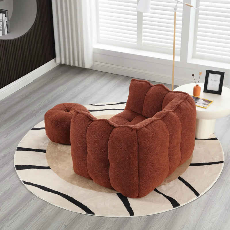 Soft Bean Bag Chair With High Resilient Foam by HouseOfZazla