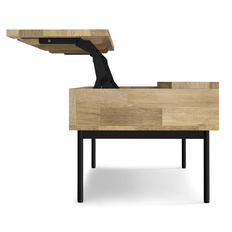 Reeves - Lift Top Coffee Table - Natural by HouseOfZazla