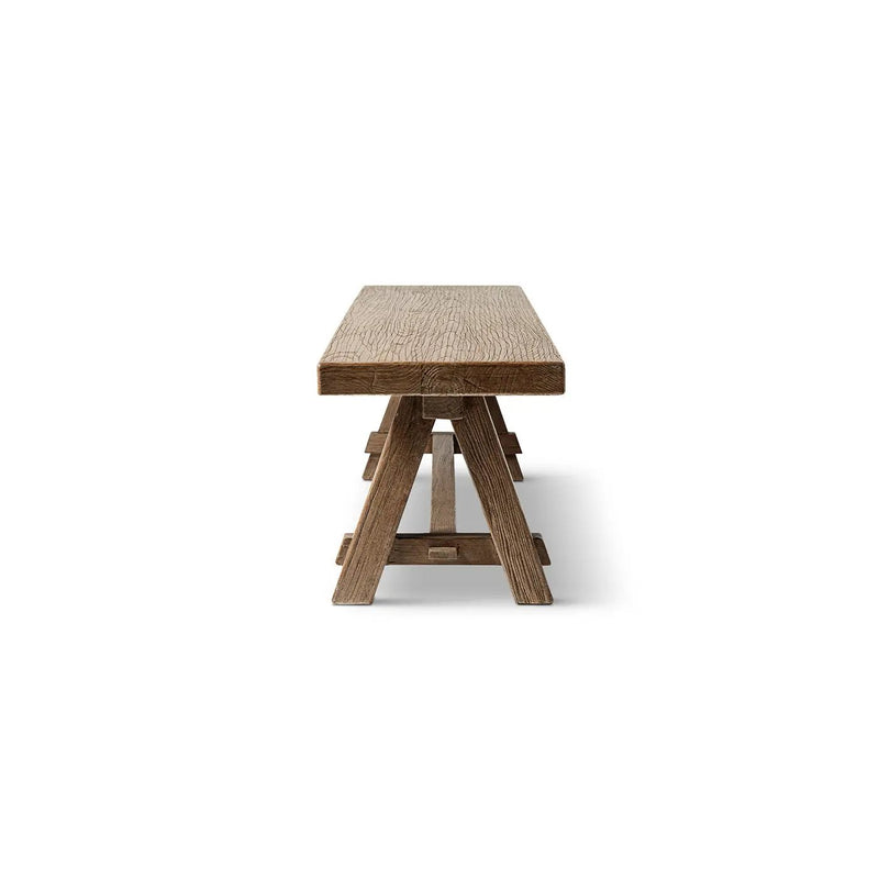 Hawthorne 72' Reclaimed Elm Trestle Dining Bench by HouseOfZazla