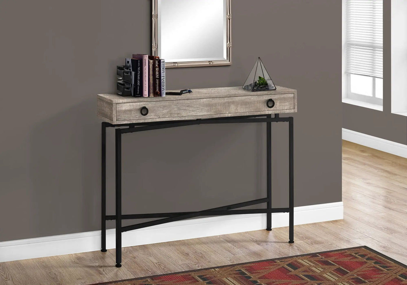 Accent Console Table For Entryway, Functional Storage Drawer by Unique Piece Furniture