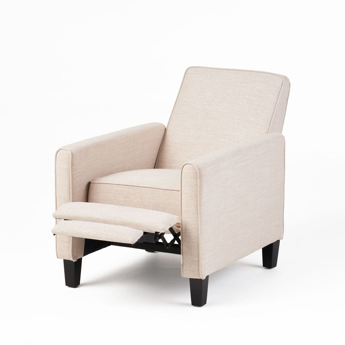 Upholstered Push Back Recliner Chair with Adjustable Recline - Multiple Colors, photo 37 of 40