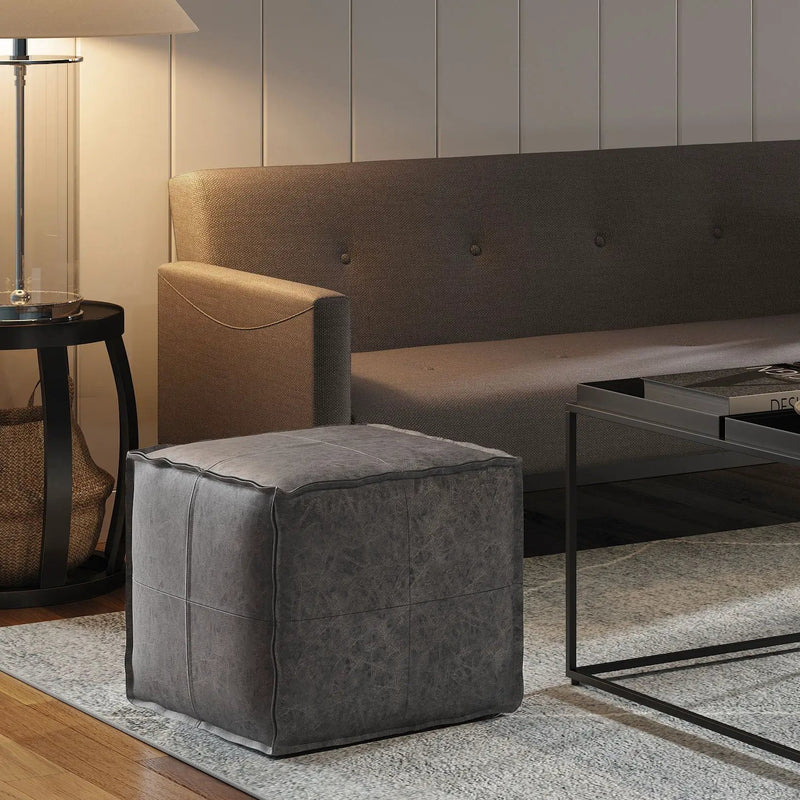 Brody - Versatile Square Pouf by Unique Piece Furniture
