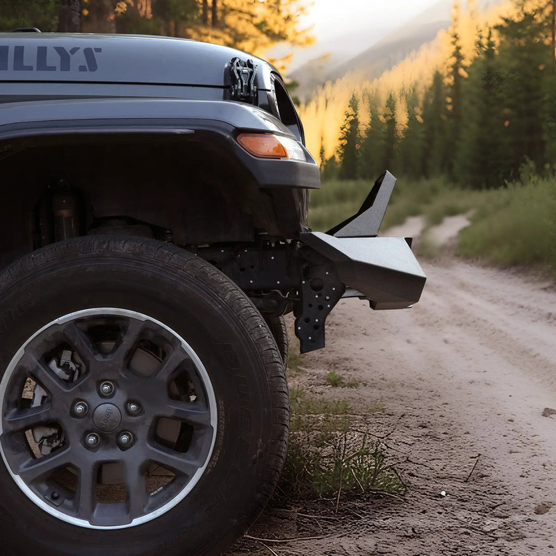 X Style Front Bumper with Winch Plate Compatible with Wrangler JK (2007-2017) by HouseOfZazla