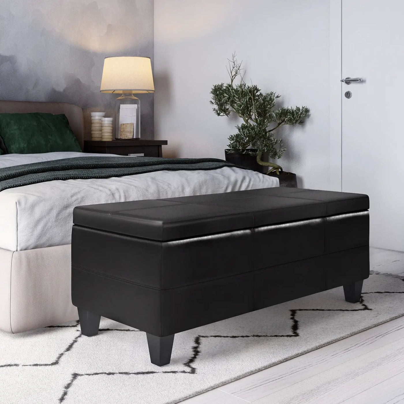 Afton - Large Storage Ottoman Bench by HouseOfZazla