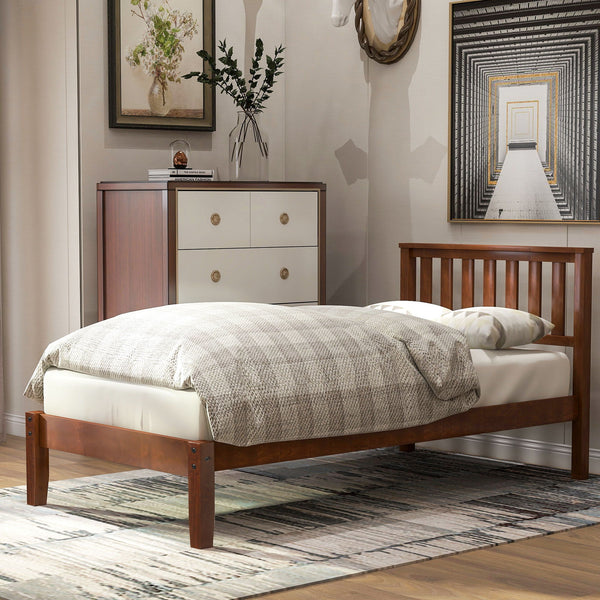Platform Bed With Headboard, Footboard, Slat Support, photo 2 of 7