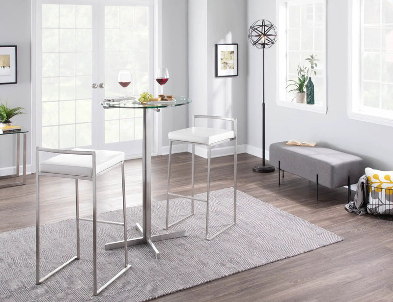 Fuji - Contemporary And Elegant Design Stackable Barstool by Unique Piece Furniture