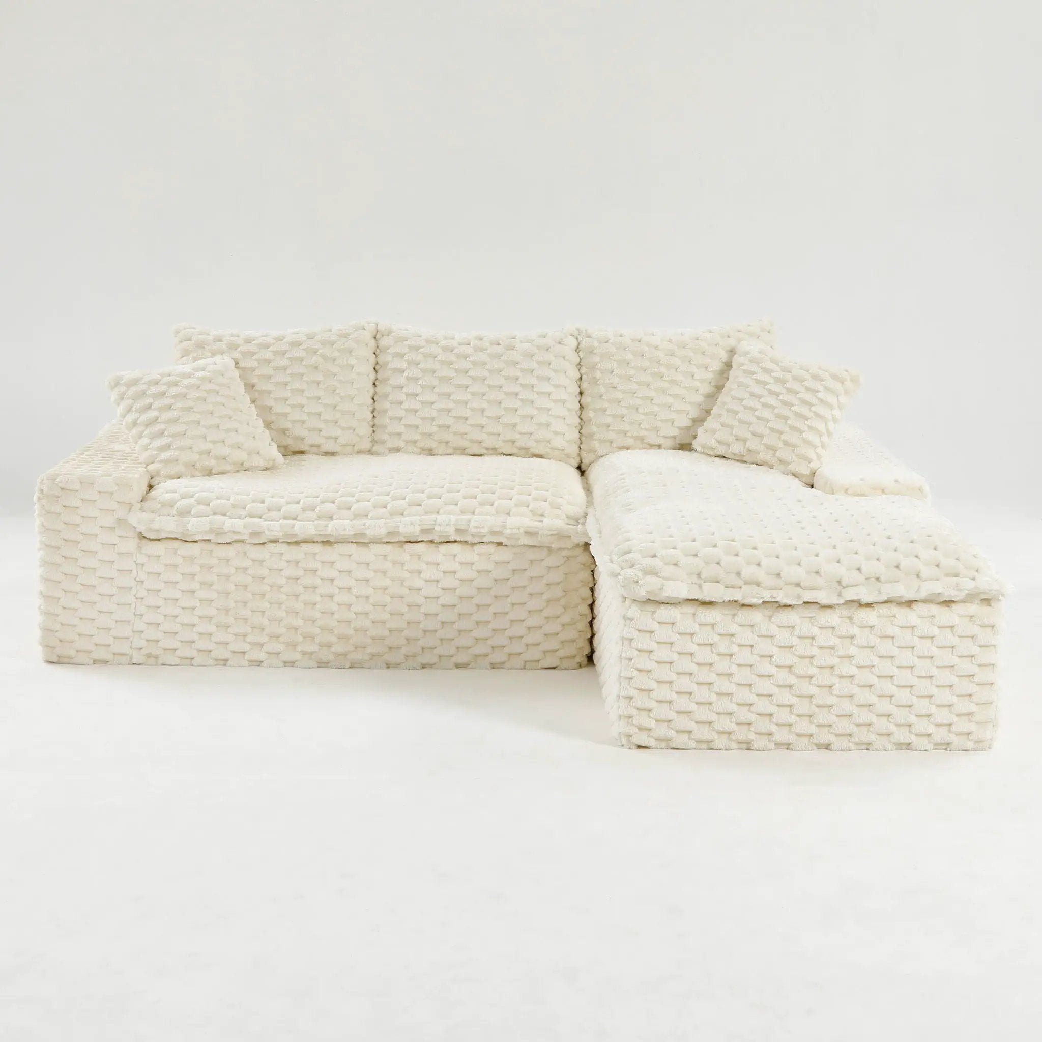 Modular Sofa, Convertible Twin Seat With Chaise Lounge by HouseOfZazla