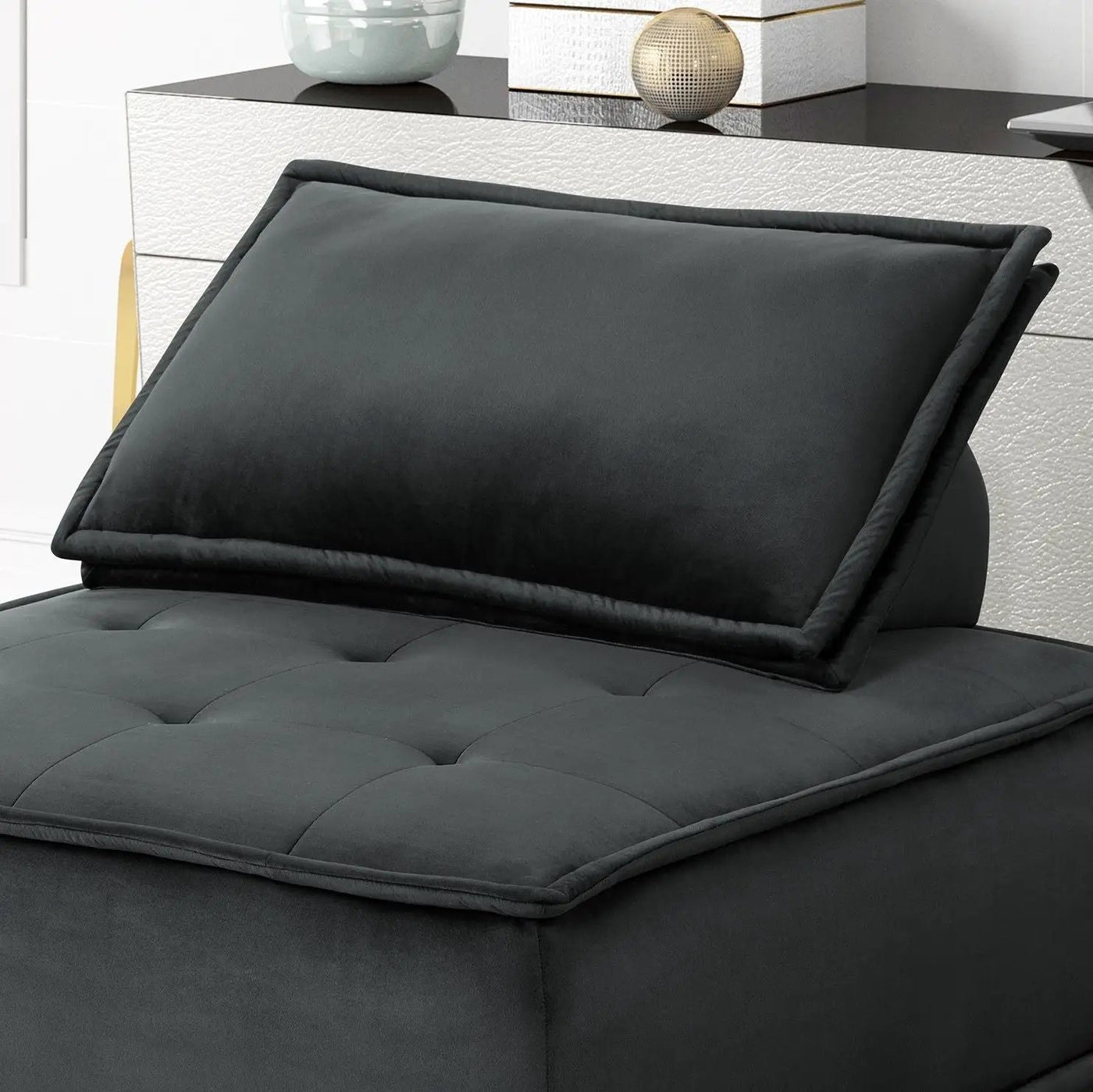Anna - Stylish Sectional Sofa Ottoman by HouseOfZazla