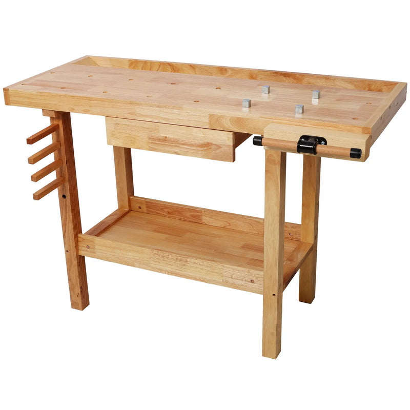 48" Heavy Duty Wood Workbench with Storage by HouseOfZazla