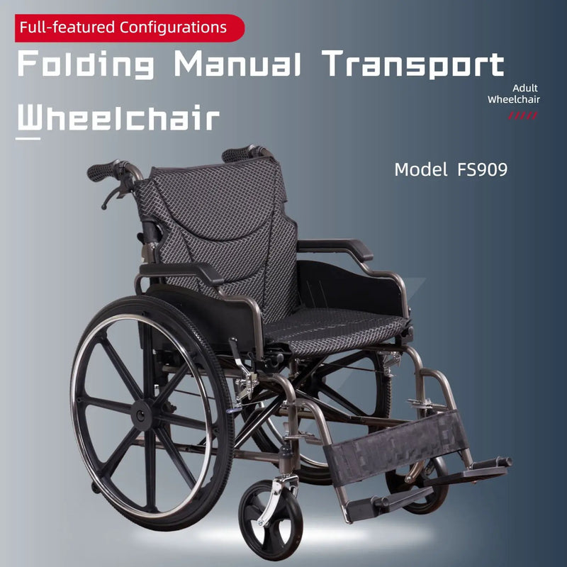 Heavy-Duty Manual Wheelchair for Adults with Double X Force Support by HouseOfZazla