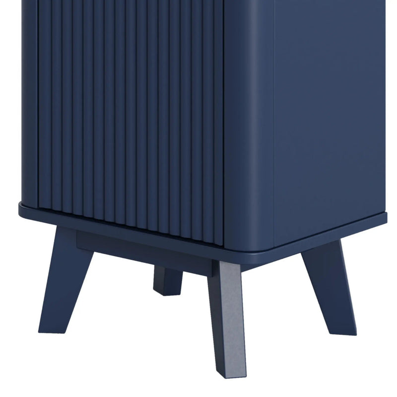 Tall Bathroom Storage Cabinet With Adjustable Shelves And 1 Drawer & Door by HouseOfZazla