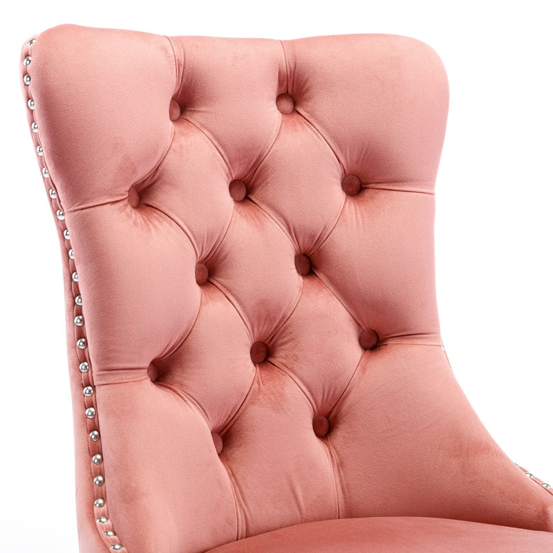 Nikki - High-End Tufted Dining Chair (Set of 2) by HouseOfZazla