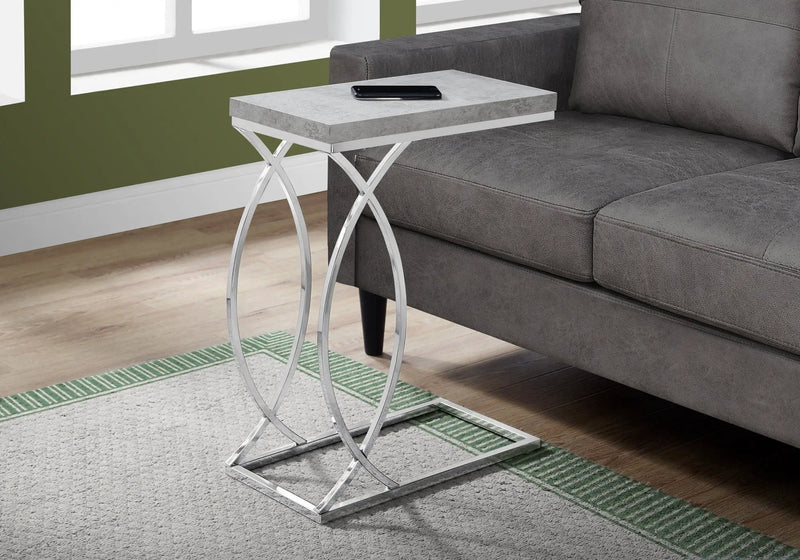 Accent Table, C-Shaped, Contemporary & Modern Design by HouseOfZazla