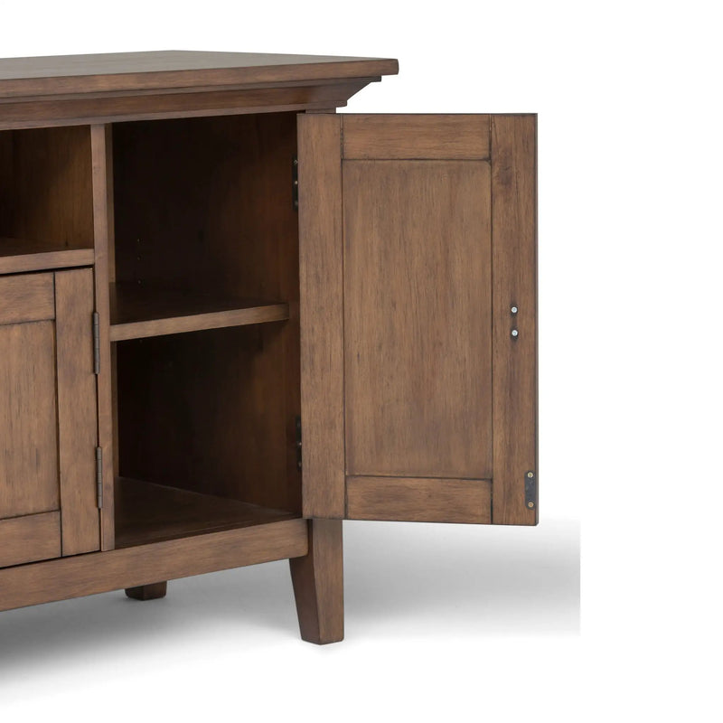 Redmond - TV Media Stand - Rustic Natural Aged Brown by HouseOfZazla