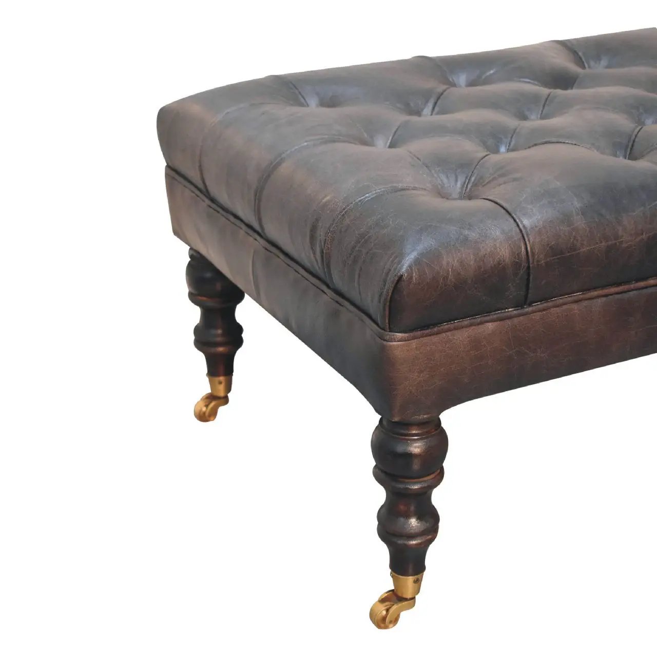 Buffalo - Ottoman With Castor Legs by Unique Piece Furniture