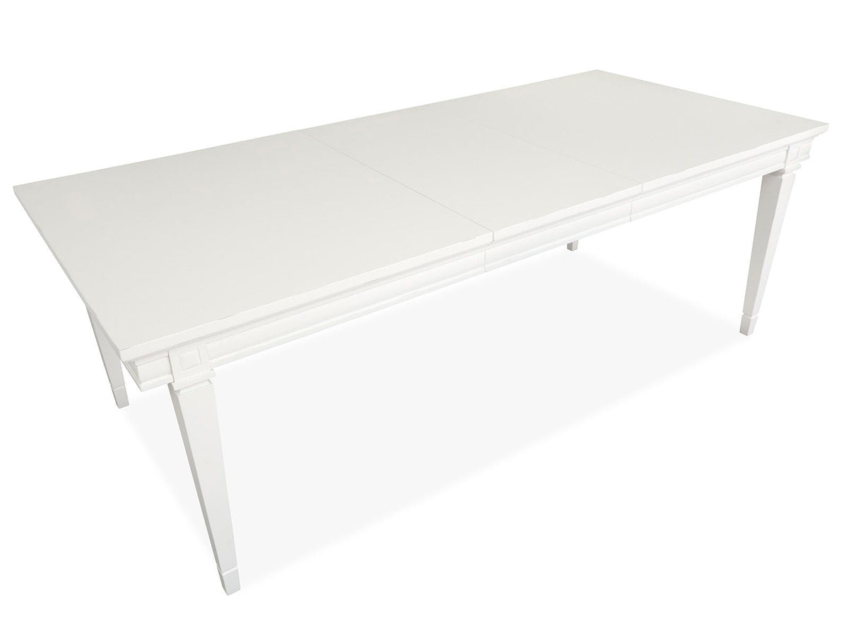 Willowbrook - Extendable Rectangular Dining Table - Egg Shell White, photo 2 of 7
