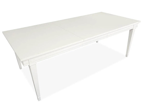 Willowbrook - Extendable Rectangular Dining Table - Egg Shell White, photo 2 of 7