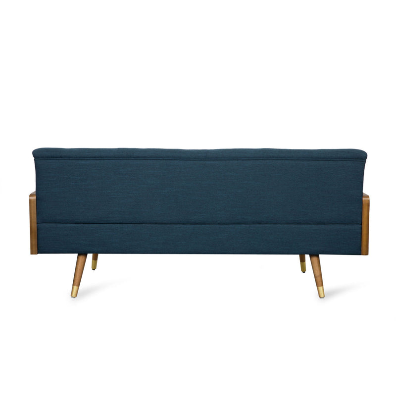 Aidan Mid Century Modern Tufted Fabric Sofa by HouseOfZazla