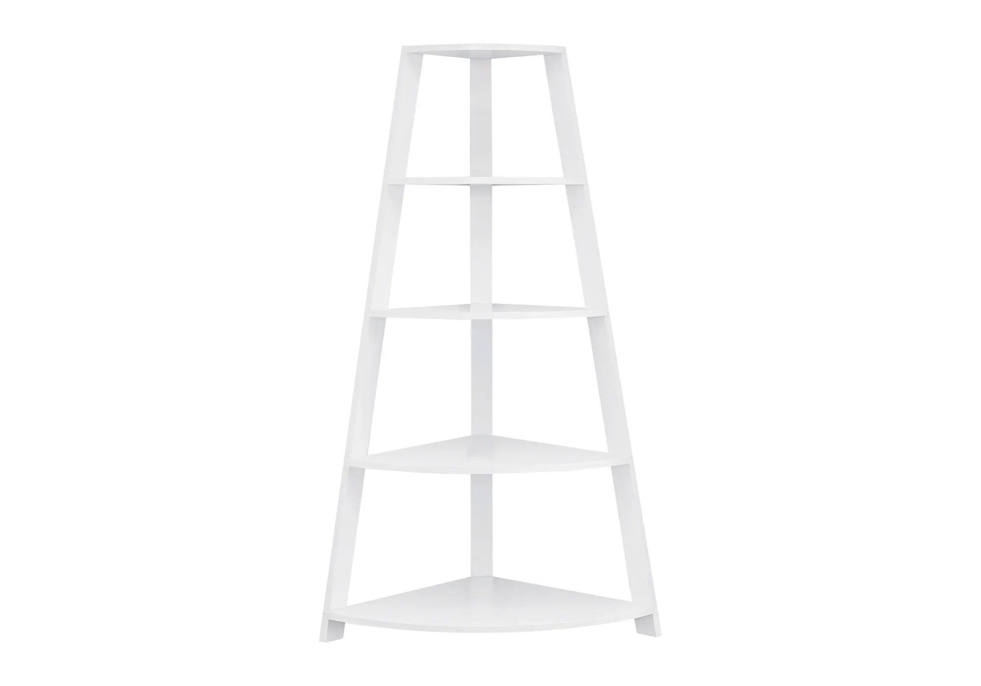4-Tier Corner Bookshelf, Modern & Contemporary Style by HouseOfZazla
