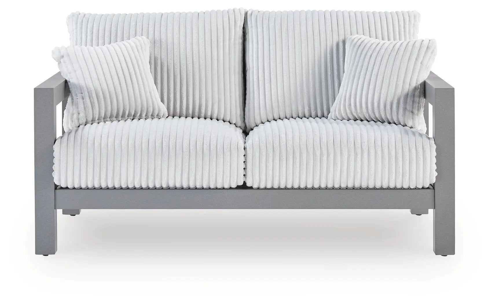 Hurley Park - Loveseat With Cushion - Gray by Unique Piece Furniture