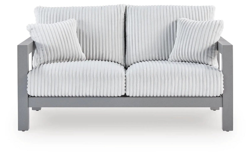Hurley Park - Loveseat With Cushion - Gray by Unique Piece Furniture