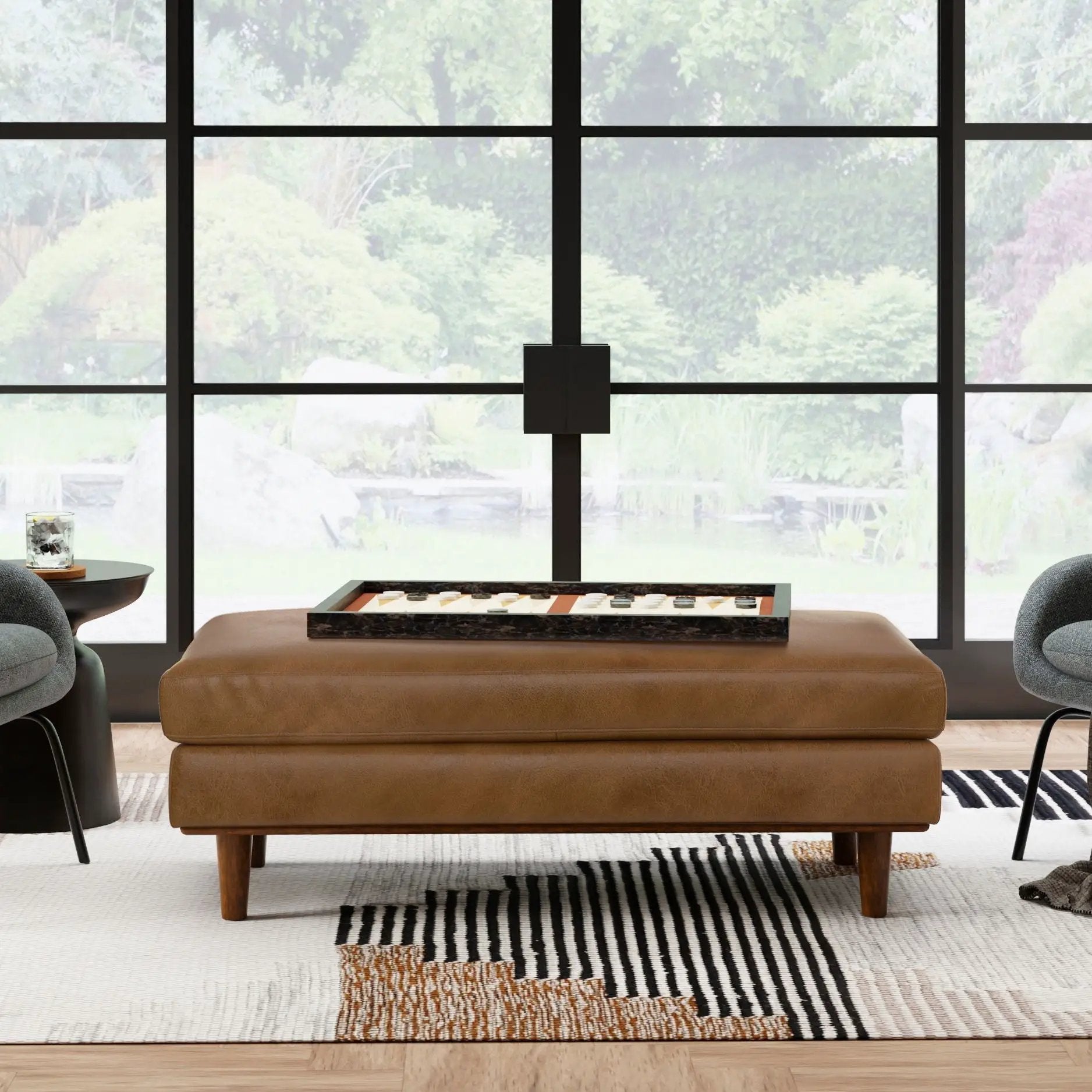 Morrison - Handcrafted Ottoman by HouseOfZazla