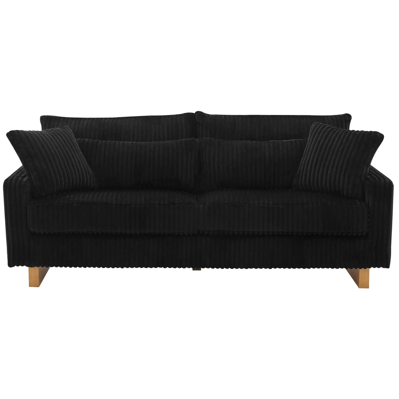 Modern Loveseat Sofa With 4 Pillows by HouseOfZazla