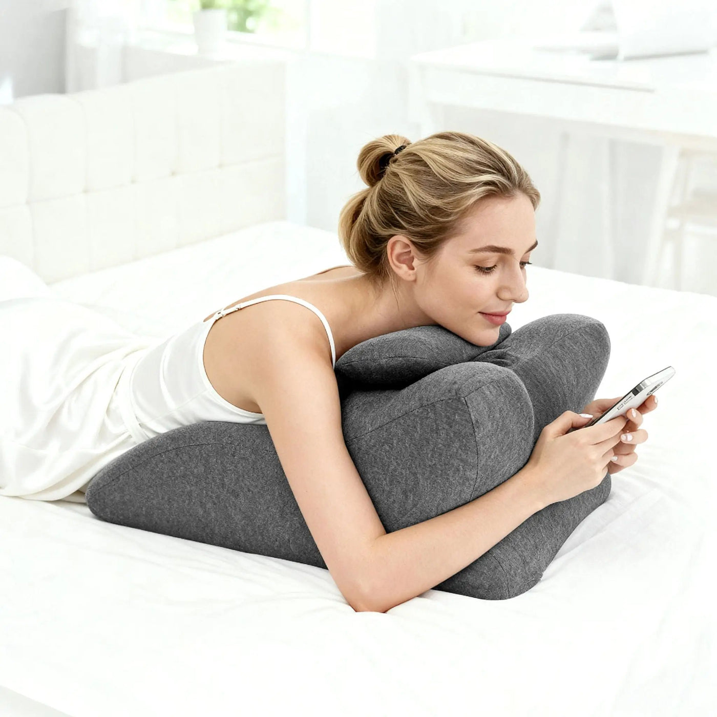 Ergonomic Spinal Posture Support Bed Pillow by HouseOfZazla