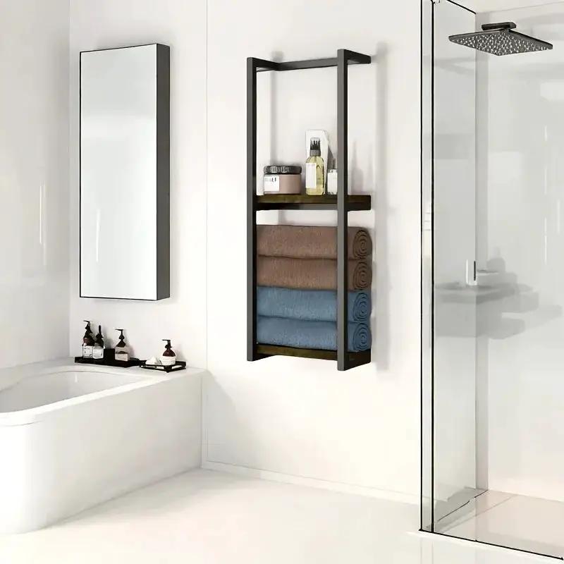 Wall Organizer - Handcrafted Metal Multiple Shelves by House Of Avana