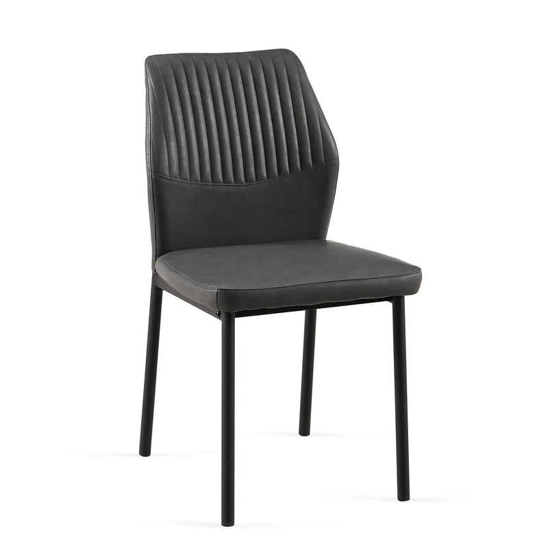 Dining Chairs Living Room Chair Modern Kitchen Armless Side Chair With Metal Legs by Unique Piece Furniture