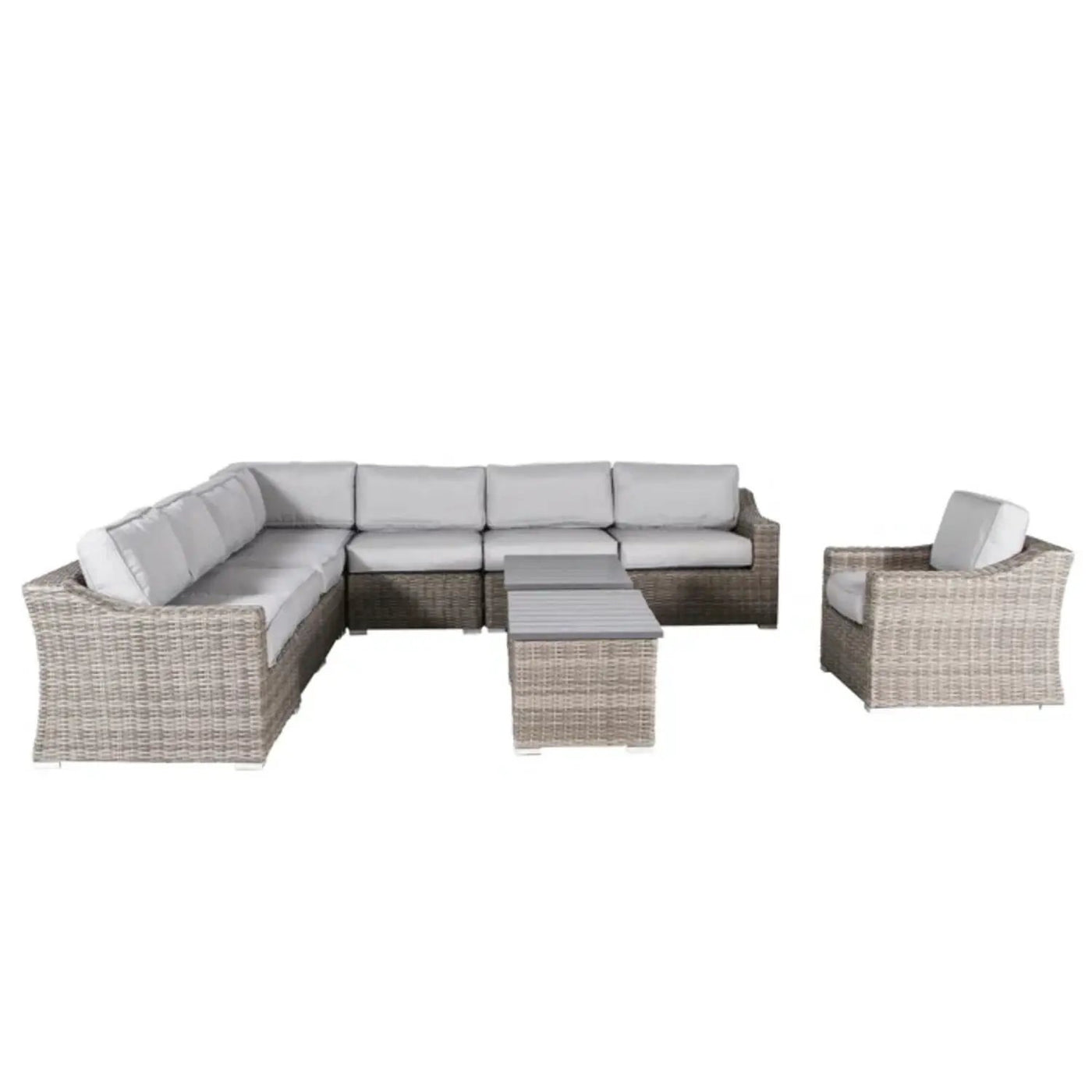 Stylish Sofa Seating Group With Cushions Perfect For Outdoor Gatherings by HouseOfZazla