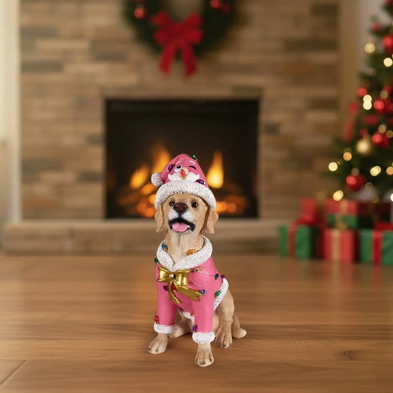 Christmas Labrador Retriever Statue by HouseOfZazla