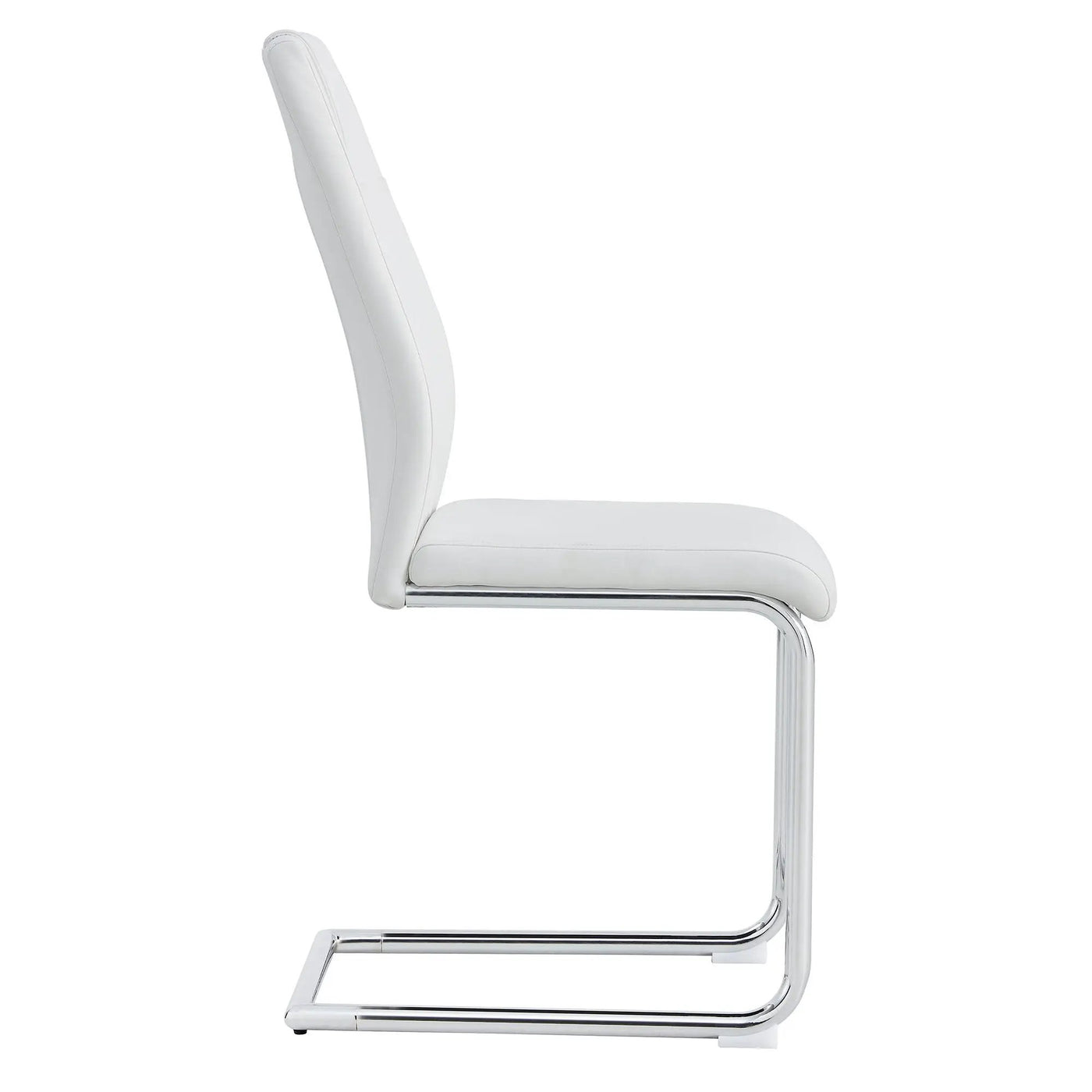 Modern Dining Chairs With Padded Seat, Metal Legs by HouseOfZazla