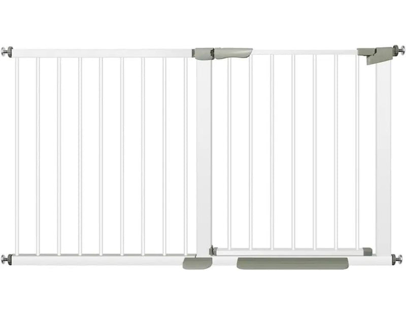 Qmon Baby Gate for Stairs, Auto Close Safety Baby Gates, Extra Tall and Wide Child Gate, Easy Walk Thru Durability Dog Gates for The House, Doorways. by Selzalot