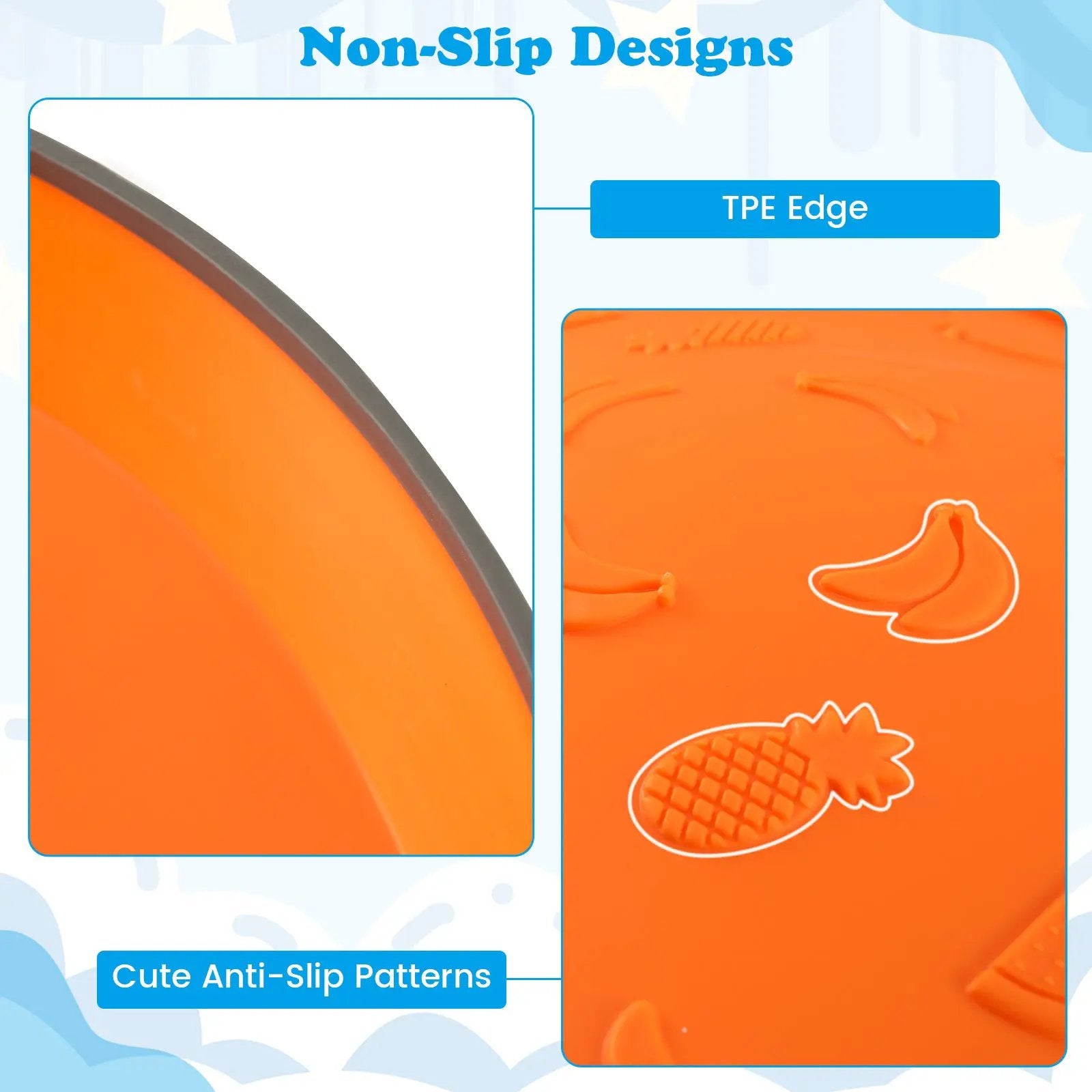 5 Pieces Kids Stepping Stones Stackable Round River Stone Indoor Outdoor-Multicolor by DirectDeals