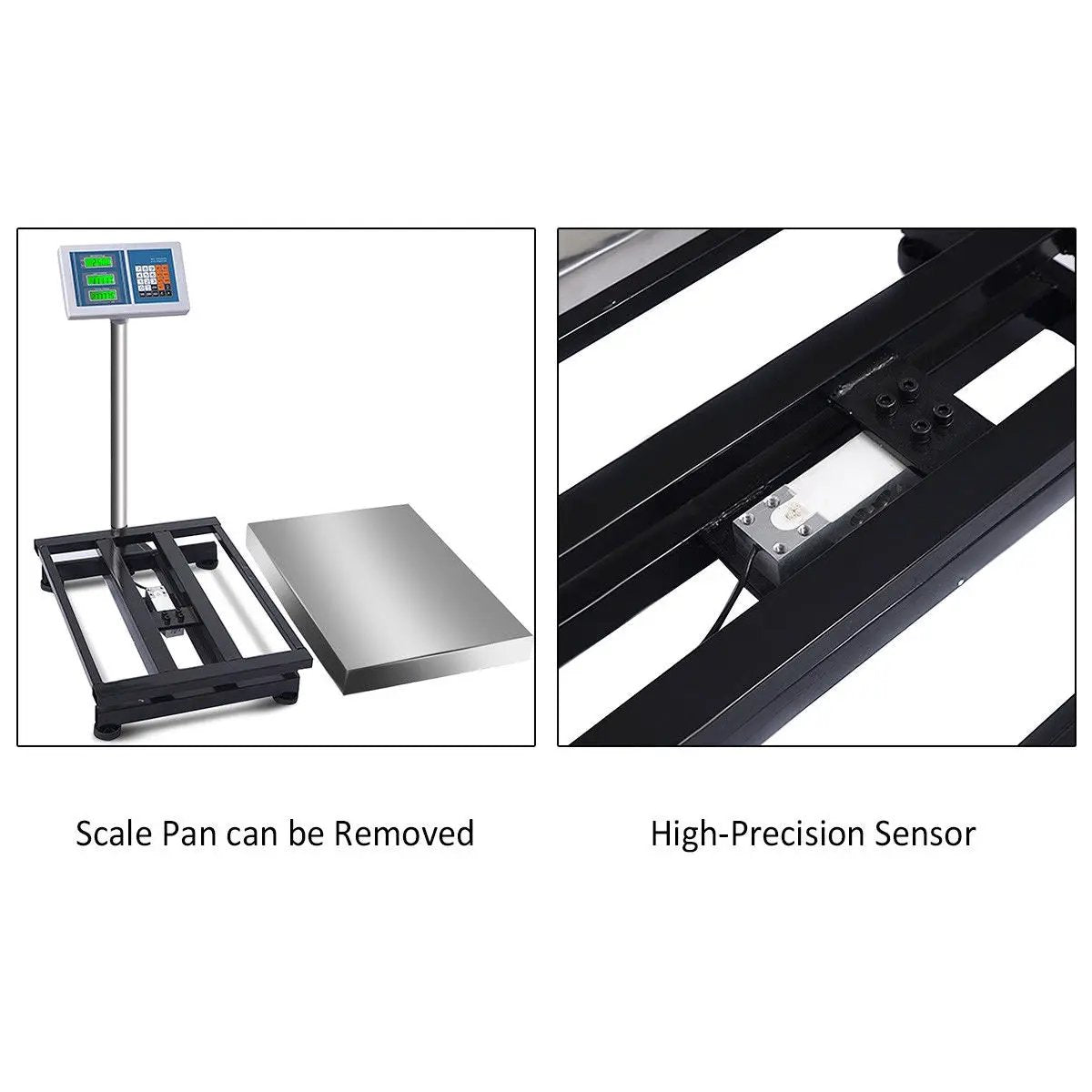 660 lbs Weight Computing Digital Floor Platform Scale by DirectDeals