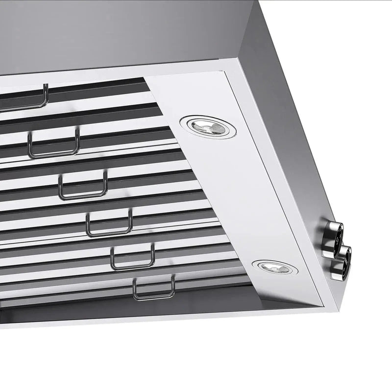 Kucht 36" Ducted Under Cabinet Range Hood Stainless Steel with Digital Controls KRH360-SS by Farmhouse Kitchen and Bath