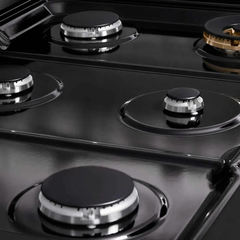 ZLINE 36" Paramount Gas Rangetop Black Stainless Steel SRTB-36 by Farmhouse Kitchen and Bath