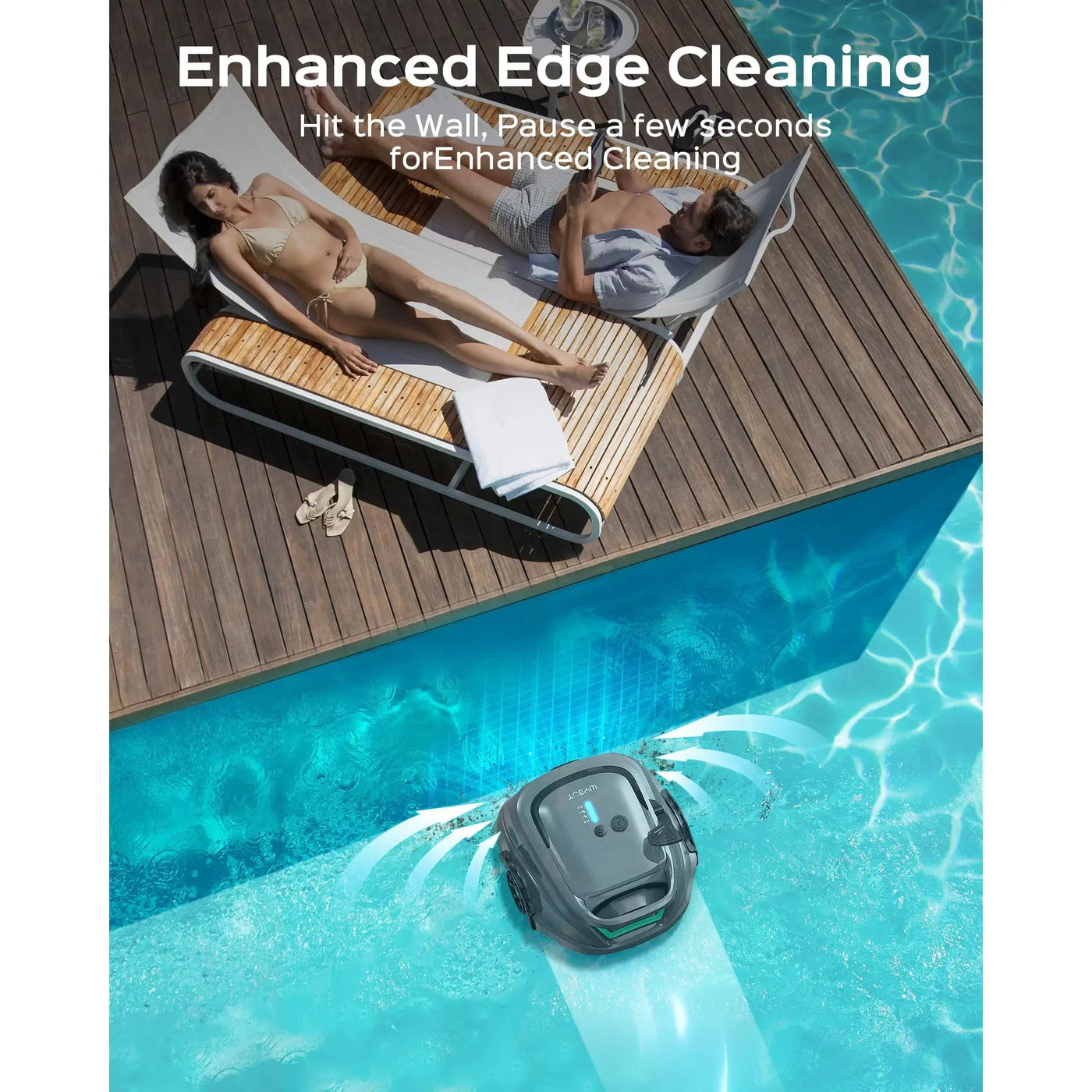 (2026 Upgrade) WYBOT A1 Cordless Robotic Pool Cleaner by WYBOT
