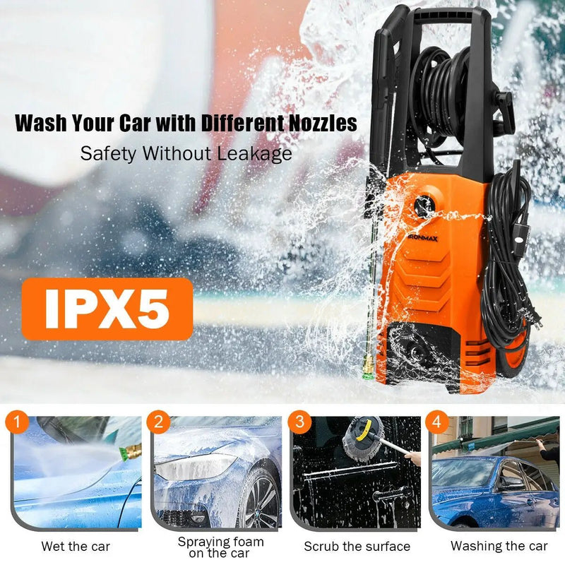 3500PSI Electric Pressure Washer with Wheels by DirectDeals