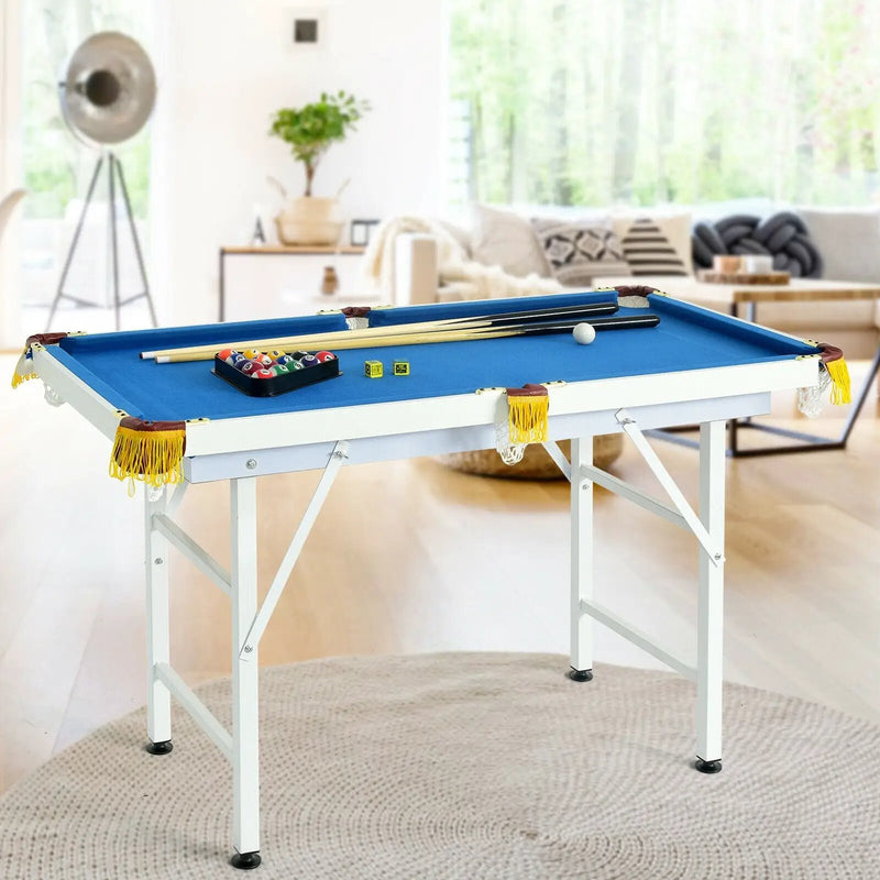 47 Inch Folding Billiard Table with Cues and Brush Chalk by DirectDeals