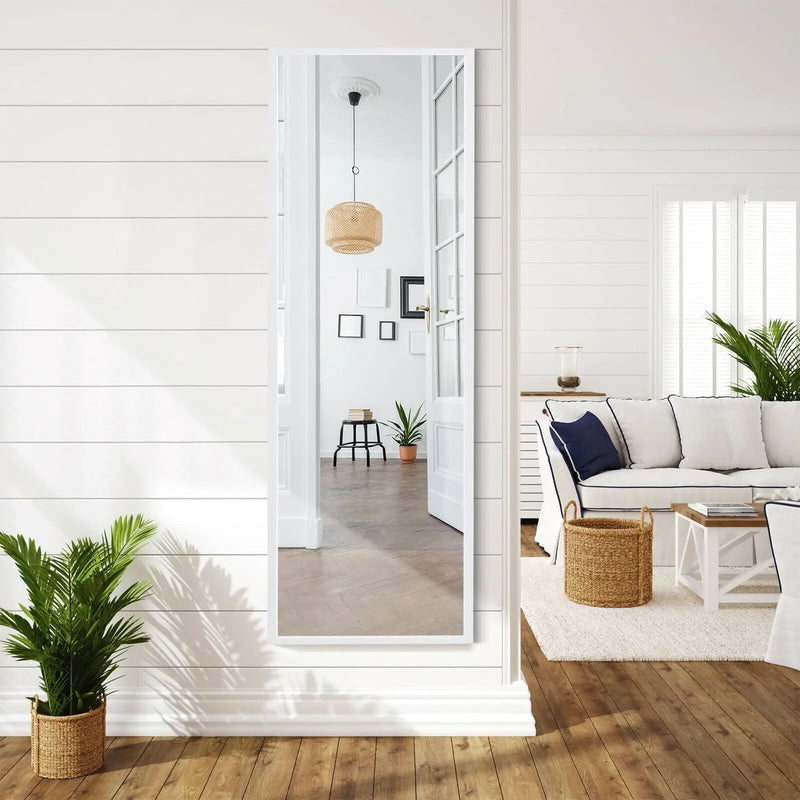 Full Length Metal Door Mirror with Adjustable Hook by DirectDeals