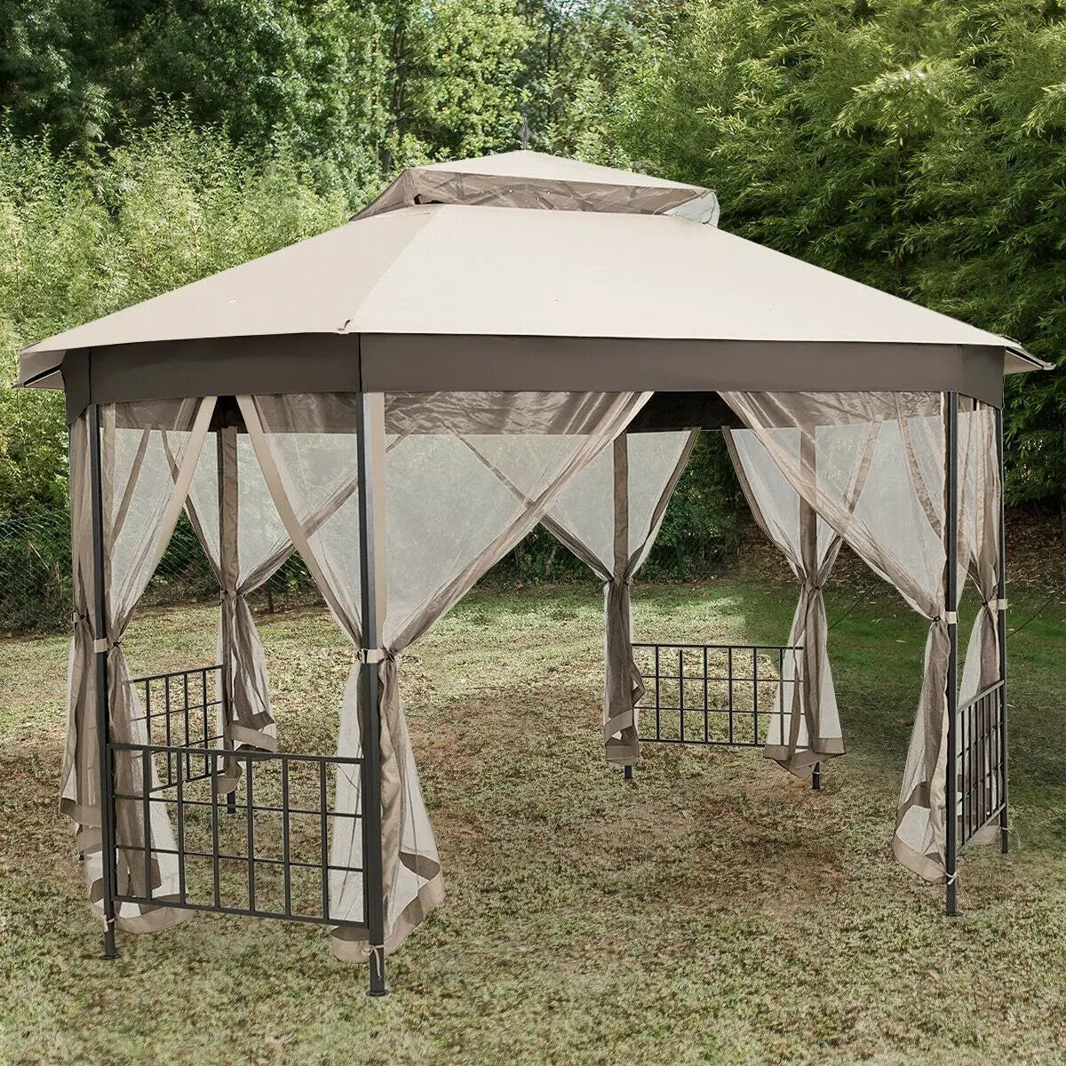 10’x 12’ Octagonal Patio Gazebo by DirectDeals