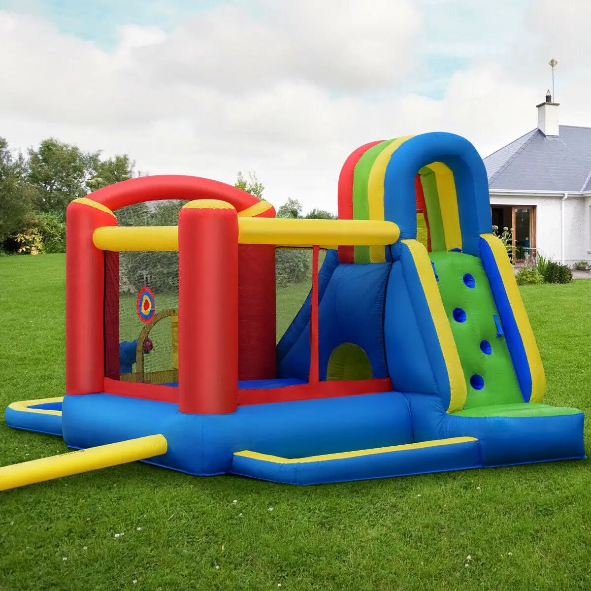 Inflatable Kid Bounce House Castle with Blower by DirectDeals
