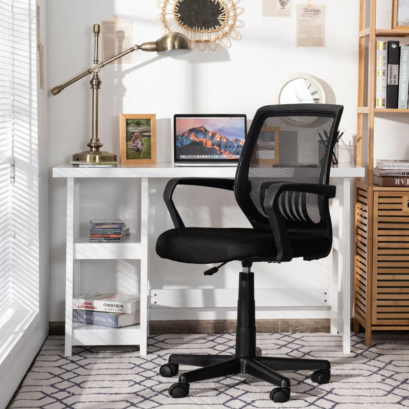 Mid-Back Mesh Height Adjustable Executive Chair with Lumbar Support by DirectDeals