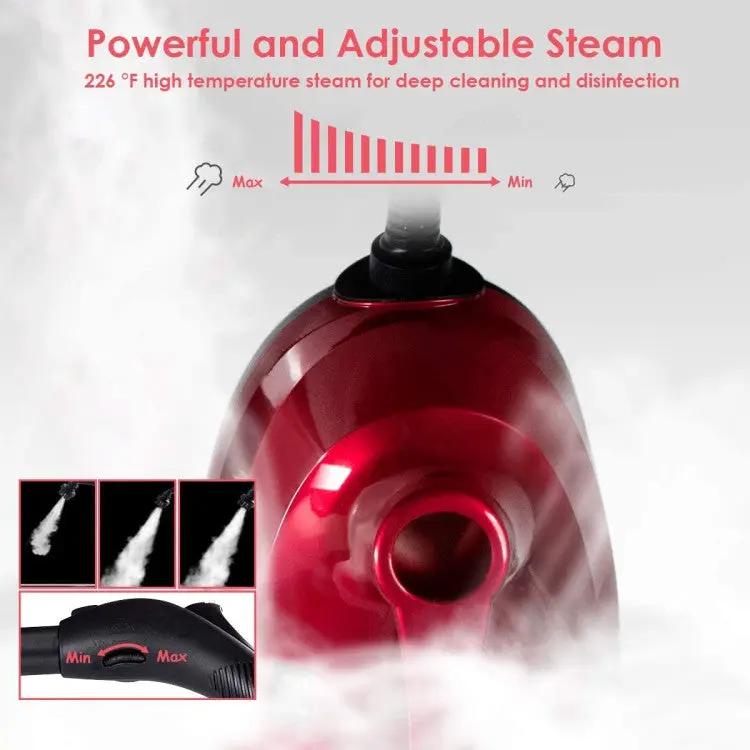 2000W Heavy Duty Multi-purpose Steam Cleaner Mop with Detachable Handheld Unit by DirectDeals